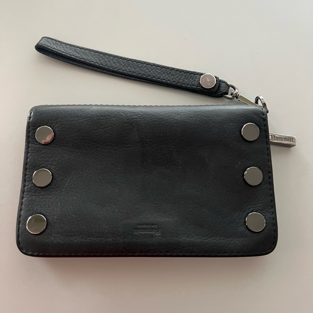 Hammitt Classic Leather Clutch Wallet
